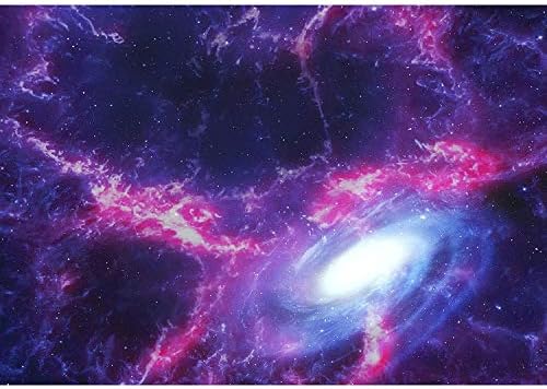 LanimioLOX Space Background with Nebula and Galaxy - Removable Wall Mural | Self-Adhesive Large Wallpaper