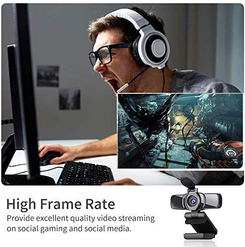 LarmTek-1080P-WebcamUSB-WebcamHD-Computer-Camera-for-Video-Calling-and-Recording-Support-for-ConferencePCMacLaptopMacBookTablet-Camera-Built-in-Mic-and-Privacy-Cover