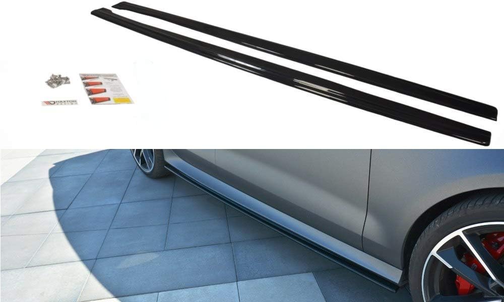 Maxton Design Side Skirts Add-Ons Diffusers Compatible with Audi RS7 Facelift
