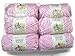 BERNAT Baby Blanket Yarn, 3.5oz, 6-PACK (Baby Pink)