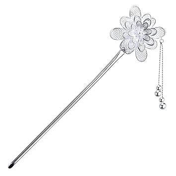 Weiyue Hair Clip 990 Sterling Silver Classical Hair Accessories