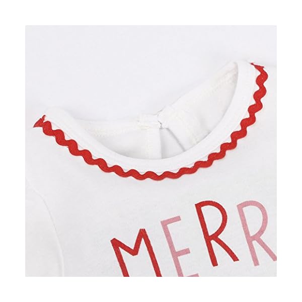 Kollmert Toddler Kid Baby Girl Letter T shirt Tops Princess Skirt Dress Christmas Set - Image 7