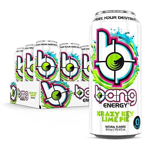 Bang Energy Key Lime Pie, SugarFree Energy Drink, 16Ounce (Pack of 12) Pricepulse