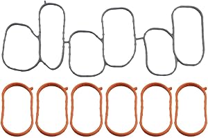 Intake Inlet Manifold Gasket Seal Set Upper and Lower Fit for Hyundai Azera Fit for Palisade Fit for Santa Fe Fit for Kia Cad
