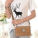 TianHengYi Womens Multi-purpose Nylon Wristlet Handbag Clutch Purse Cellphone Bag with Shoulder Strap