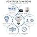WiFi Smart Light Bulb Socket Bulb Adapter Base Converter E26 Lamp Holde Plug Works with Alexa and Google Home Assistant Phone APP Remote Control Your Fixtures From Anywhere Timing Function