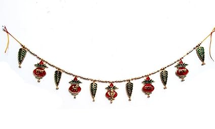 Anant Panch Kalash Ganpati Shubh Labh Toran Bandanwar Door Hanging