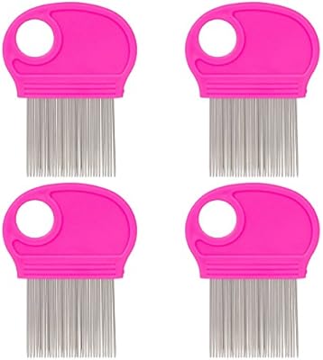 Amazon Com 4 Pack Lice Combs Nit Remover With Metal Teeth And