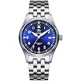 ADDIESDIVE Automatic Watches for Men Stainless Steel Diver 200 M Luminescent Analog Business Casual Dress Watch Men