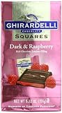 Ghirardelli Chocolate Squares, Dark & Raspberry