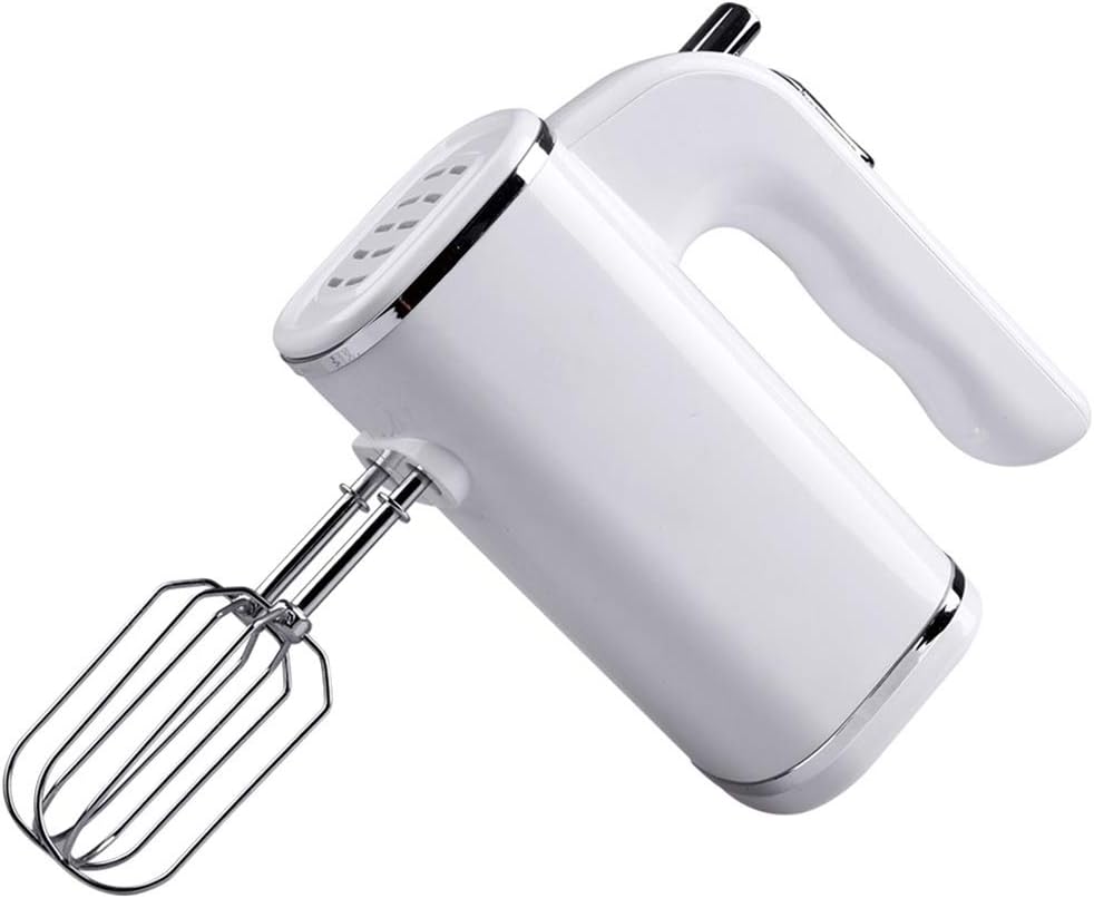 smallJUN 200W Electric Egg Mixer 5 Speeds Handheld Egg Whisk Stainless