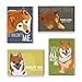 Pop Doggie Shiba Inu Set I Refrigerator Magnets with Funny Sayings (Set of 4)