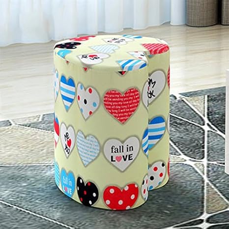 Stool Health UK Taburete Creativo En Forma de corazón Zapatos de Madera