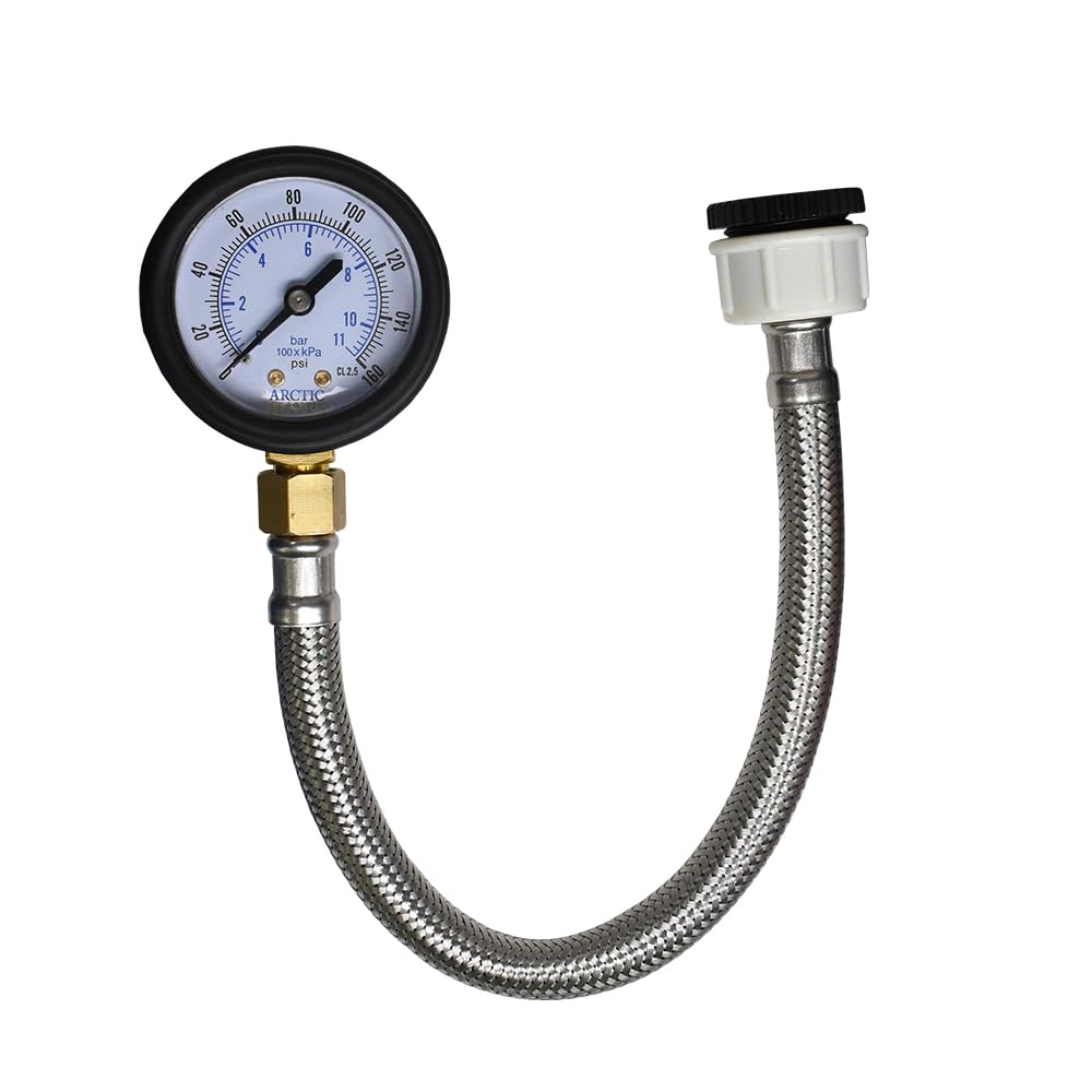 Arctic Hayes WPG1-AMZ Water Pressure Test Gauge, Black