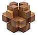 Connection: 3D Wooden Brain Teaser Puzzle from SiamMandalay - Handmade Stress Relief Game for Adults. Conversation Piece for Coffee Tables in Living Rooms and Desk in Offices.