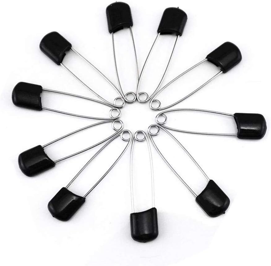 Trillycoler Noir pcs Epingles De Surete Bebe Enfants Tete En Plastique Epingles A Couches Nappy Pins Clip De Maintien De Securite Marqueurs De Points De Verrouillage Par Samgreatworld Epingles Et Pelotes A