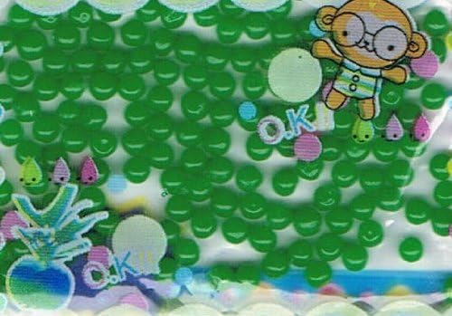 CRYSTAL MUD SOIL ~ WATER BEADS ~ FLOWERS GEL SOIL ~ 10 PACK ~ COLOR: GREEN