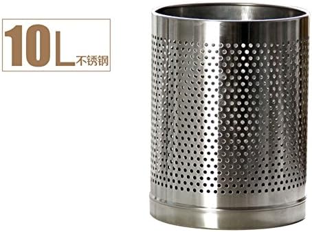 stainless steel dustbin/[creative],[hollow], trash/household use,restroom , hotel trash/bathroom garbage cans-A