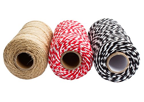 FASOTY 900 Feet Natural Jute Twine Arts and Crafts Jute Rope Industrial Packing Materials Packing String For DIY Crafts, Festive Decoration and Gardening Applications