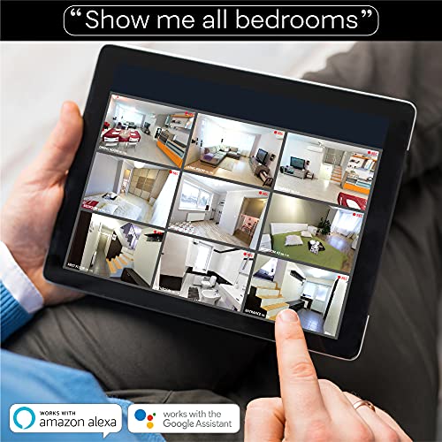 Vivitar Smart Home Security Camera, Indoor Wide Angle WiFi Camera for Home Security with Night