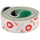Red Label Abrasives 2 X 72 Inch 60 Grit Metal Grinding Ceramic Sanding Belts, Extra Long Life, 6 Pack