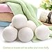 GUOXUAN Wool Dryer Balls 6-Pack, XL Size Premium Reusable Best Natural Fabric Softener,Gift Se