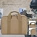 ProCase Tactical Pistol Case for 2 Handguns, Gun Carrying Bag with Magazine Holders Duffle Pistol Bag for Hunting Gun Range Shooting Accessories -Tan