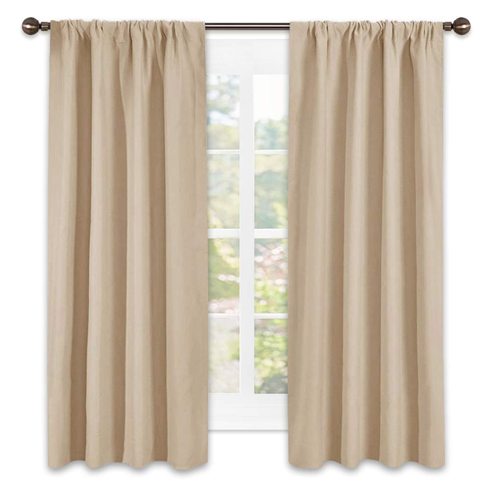 Best Home Goods Curtains Blue And Beige The Best Home