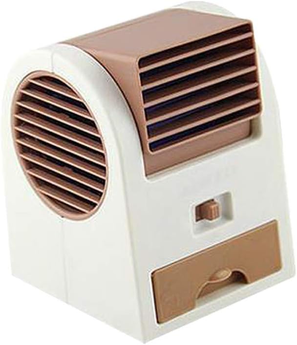 jieGREAT 🌟 Mini Cooler USB Cooling Fan Air Conditioning Fan Car Small Air Conditioner (Coffee)