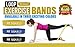 Loop Exercise Bands - Strength Training - Endurance Stretching - Perfect Bands for Physical Therapy Arm - Leg Exercisers - Straps - Eco Friendly Elastic Latex Band - Pilates Flex Bands - Included Is a Resistance Band Carrying Case - 100% Satisfaction Guaranteed