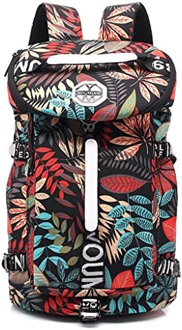 HM3287 Laptop Outdoor Backpack, Travel Hiking& Camping Rucksack Pack, Shoulder Book Bags Back Fits 14" Laptop & Tablets , Trendy Casual Multipurpose Sports Canvas Cylinder Bag