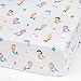 Wildkin Kids 100% Microfiber Crib Sheet – Soft, Breathable Fitted Sheet - Mermaids