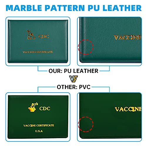 3x4 Card Holder for CDC Vaccination Card, CDC Vaccine Card Holder to Protect Your CDC Immunization Record Card, Vaccine Record Card Holder, CDC Vaccine Card Protector to Secure Your 4x3 CDC Vaccine