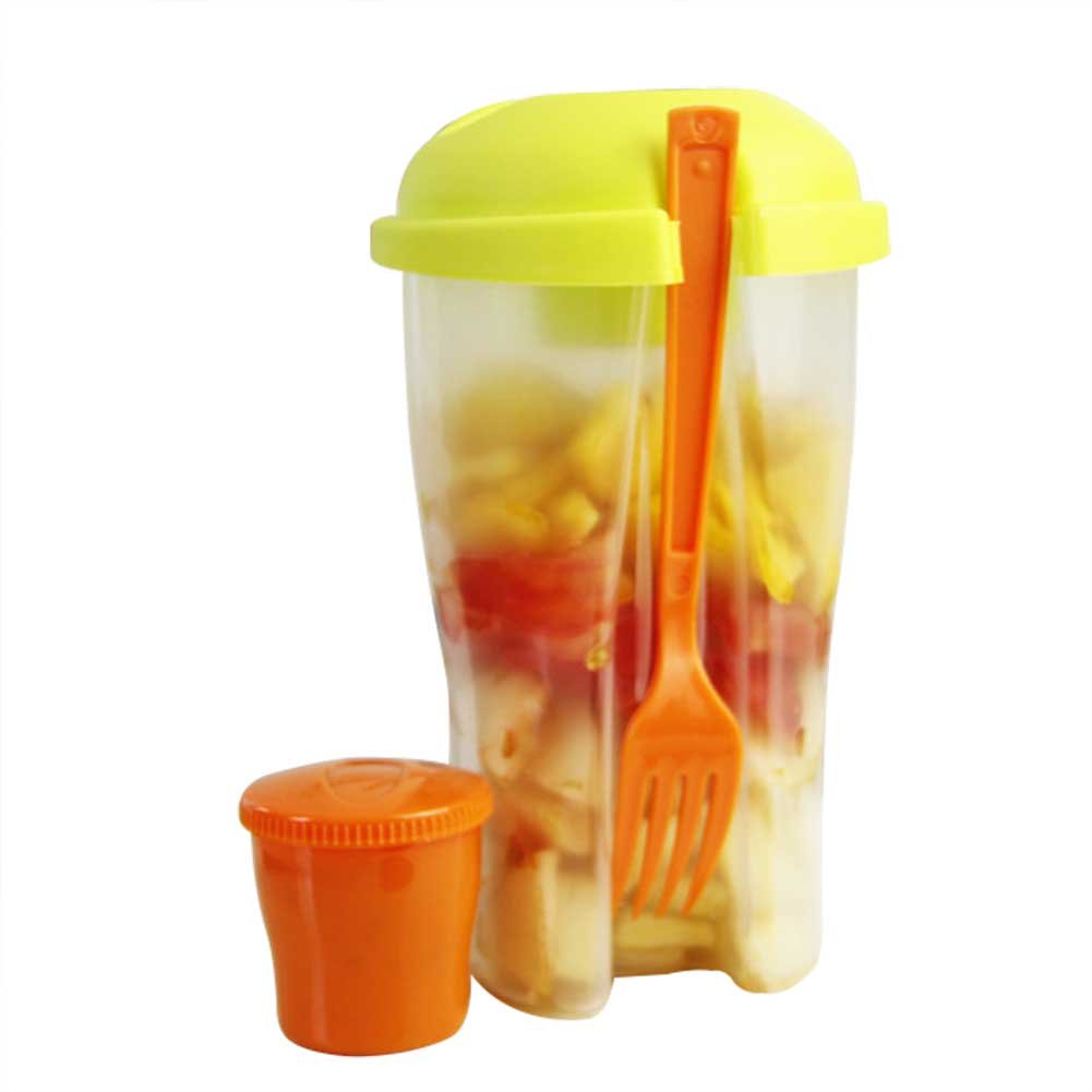 Portable Salad Container,Fresh Salad Container Serving Cup Shaker with