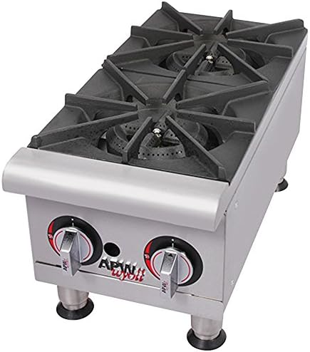 APW Wyott GHP-2i Countertop Two Burner Champion Gas Hotplate