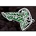 TOPSTARONLINE Lord of the Rings Aragorn Elven Green Leaf Brooch Pin Pendant with Chain Necklace