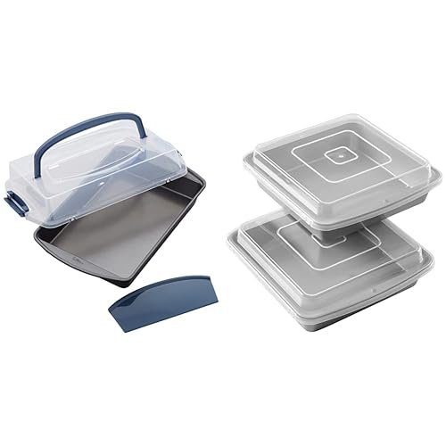 Wilton Perfect Results Non-Stick Oblong Cake Pan with Lid and