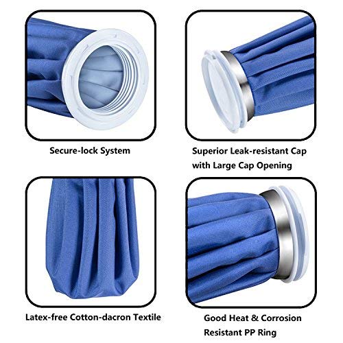 Ice Bag Packs - Reusable Hot & Cold Pack (2 Packs(9/11 Inch))