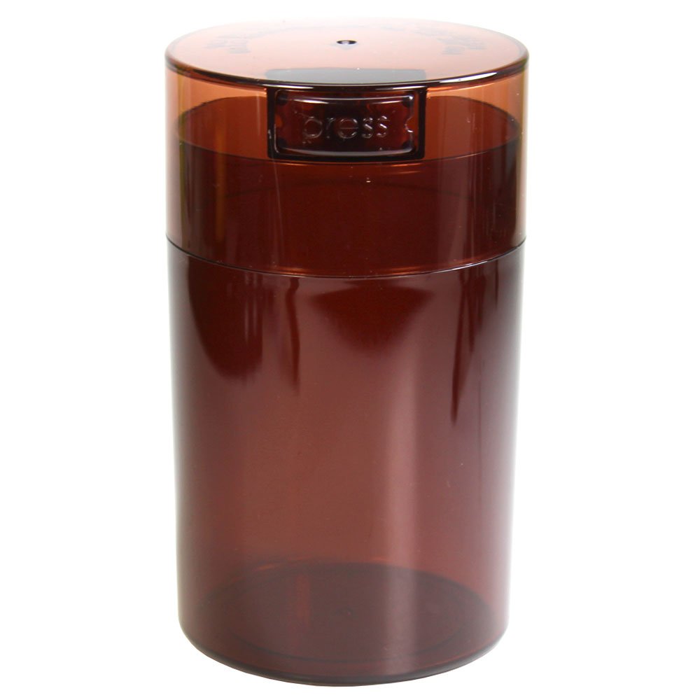 Tightpac America, Inc. Tightvac - 1 oz to 6 ounce Vacuum Sealed Storage Container - Coffee Tint (TV3-CCT)