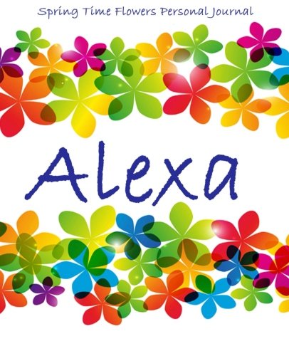 Spring Time Flowers Personal Journal - Alexa