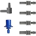 Replacement Blood Pressure Cuff Connectors Adapter, 6 Different Types of Connectors are Compatible with Almost All Bp Monitors