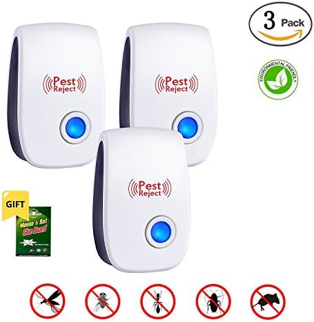 HongKang 3 packs or 6 packs Multi - functional ultrasonic electronic insect repellent, deworming equipment