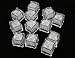 Bestgrew® 24 pack Water Submersible Light Up Wedding Decorative LED Liquid sensor Ice Cubes Light-Multicolor
