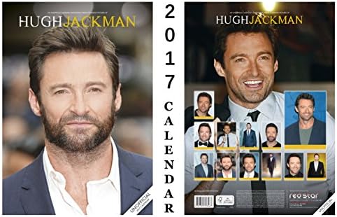 Hugh Jackman 2017 Calendar + Hugh Jackman Fridge Magnet