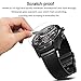 FINENIC Compatible for Fossil Gen 5 Carlyle HR Smartwatch Tempered Glass Screen Protector 【3 PCS】