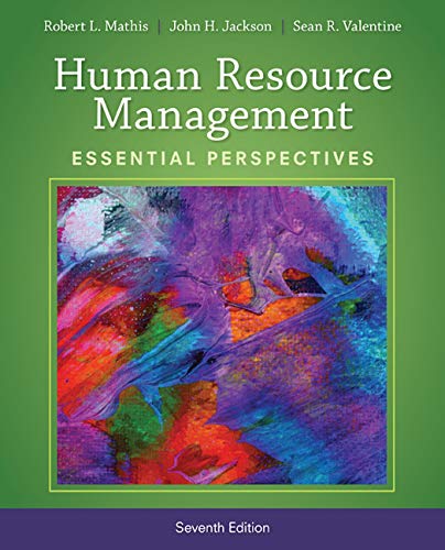 Human Resource Mgmt.:Essen.Perspectives