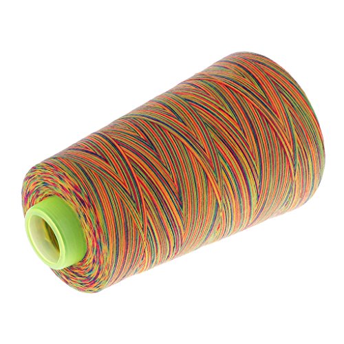 perfektchoice 100% Polyester Sewing Thread Spools - 3000 Yards/1 Spool of Yarn, 40/2 All-Purpose Connecting Threads for Sewing Machine and Hand Repair Works - Multicolor 4
