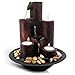 SereneLife Desktop Waterfall Fountain (3-Tier) | Cascading Tabletop Water Decoration | Indoor, Outdoor, Patio or Garden Use | 3 Candles and River Rocks Included