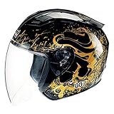 VCOROS Motorcycle Half Face Helmet DOT Approved