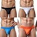 Summer Code Men's Briefs Soft Bulge Bikini Sexy Underwear 4 Pack Mix